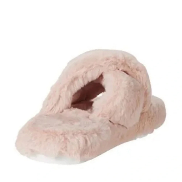 New Hunter Faux Fur Flatform Slide Crossover Straps Vegan
Sandals Pink Size 6 - Picture 5 of 16